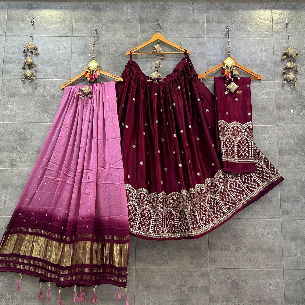 Bollywood Viral Chaniya Choli Lehenga Ghaghra Ready To Wear Navratri Heavy